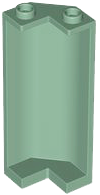 Panel 2 x 2 x 5 Corner in Sand Green