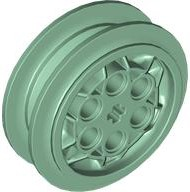 Wheel 43.2 x 18 with Flush Axle Stem in Sand Green
