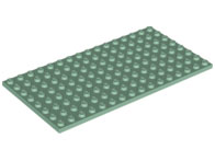 Plate 8 x 16 in Sand Green