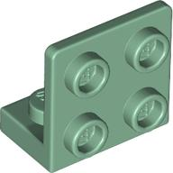 Bracket 1 x 2 - 2 x 2 Inverted in Sand Green