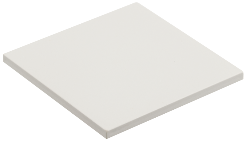 Tile 6 x 6 without Bottom Tubes in Very Light Gray