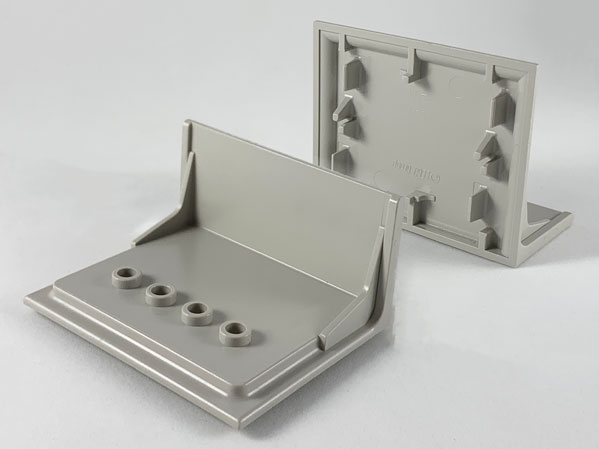 Scala, Building, Wall Shelf 6 x 3 x 4 in Very Light Gray