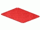 Baseplate 24 x 32 with Rounded Corners in Red