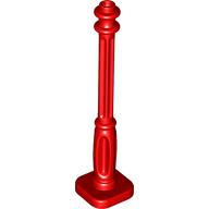 Lamp Post 2 x 2 x 7 with 4 Base Flutes in Red
