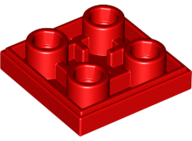 Tile Special 2 x 2 Inverted in Red