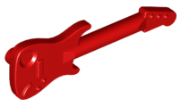 Musical Instrument Guitar Electric [Plain] in Red