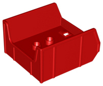 Duplo Dump Truck Bed 4 x 4 x 2 (Tipper) in Red