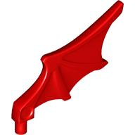Animal Body Part, Bat Wing with Shaft [Chima Bat Wing] in Red