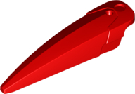 Large Figure Limb Cover / Claw / Spike Large with Axle in Red