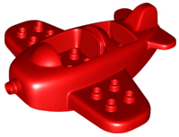 Duplo Airplane 12 x 10 x 4 in Red