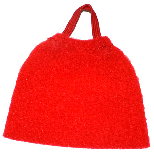 Duplo Cape with Elastic Loop in Red