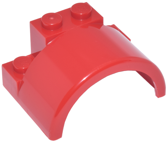 Wheel Arch 4 x 3 x 1 2/3 in Red