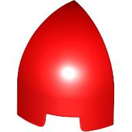 Brick Round Curved 1 x 1 x 1 1/3 Quarter Dome in Red