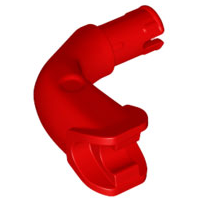 Arm, with Pin, Clip (No Hand) in Red