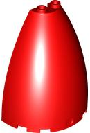 Cone Half 6 x 3 x 6 (Elliptic Paraboloid) in Red