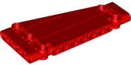 Technic Panel 5 x 11 x 1 Tapered in Red