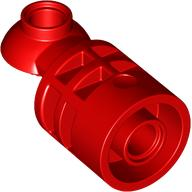 Brick Round 2 x 2 D. Tube with Rotation Joint Ball Half in Red