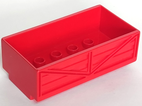 Duplo Train Wagon in Red