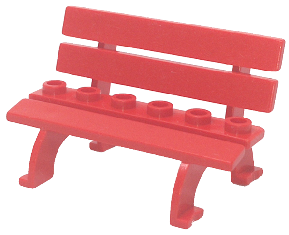 Fabuland, Bench Seat in Red