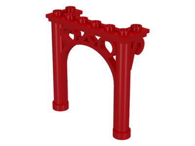 Brick Arch 2 x 6 x 5 Ornamented in Red