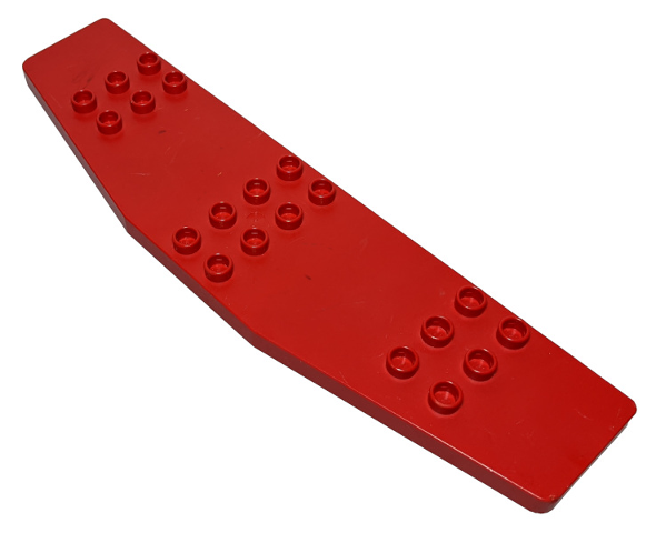 Duplo Airplane / Jetliner Wings 4 x 16 x 1/2 in Red