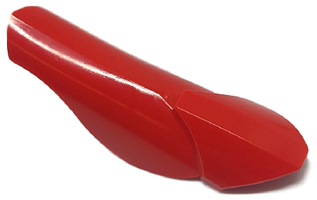Large Figure Limb Cover, Leg Shin Guard with Ball Joint Socket in Red