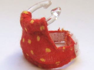 Scala, Halter Top, Child, with Yellow Dots Print in Red