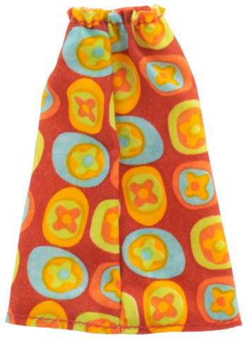 Scala, Skirt Long with X's and O's Print in Red