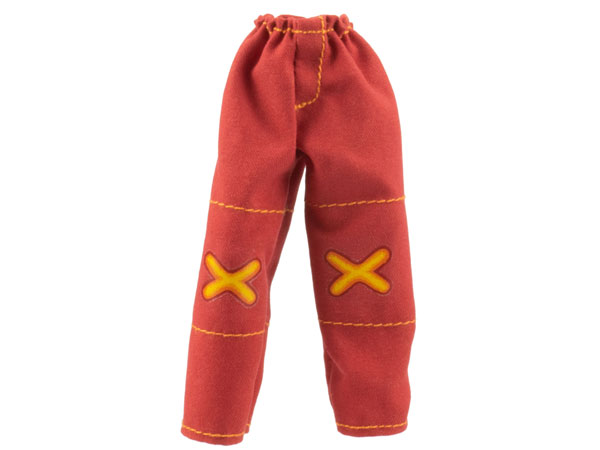 Scala, Trousers / Pants, Child, with Yellow 'X' on Knees Print in Red