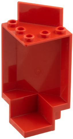 Panel 3 x 3 x 6 Corner Wall in Red