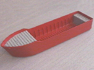 Boat 38 x 10 x 5 2/3 [Complete Assembly] in Red