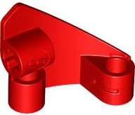 Technic Panel Fairing #9 Medium Triangle Smooth in Red