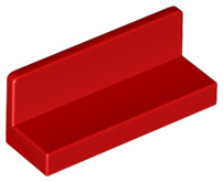 Panel 1 x 3 x 1 in Red