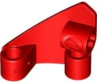 Technic Panel Fairing #10 Medium Triangle Smooth in Red