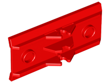 Hinge Panel 6 x 3 in Red