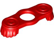 Minifig Neckwear Epaulette in Red