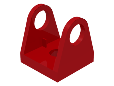 String Reel 2 x 2 Winch Holder in Red