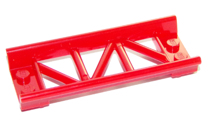 Vehicle Track, Roller Coaster Straight 8L in Red