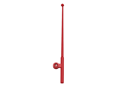 Equipment Fishing Rod 12L, Vertical Line Hole in Red