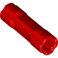 Technic Driving Ring Connector Smooth [4 rounded side walls] in Red