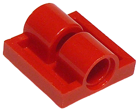Plate Special 2 x 2 with 2 Pin Holes in Red