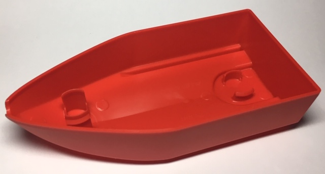 Boat Hull 8 x 16 x 3 in Red