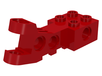Technic Motorcycle Pivot in Red