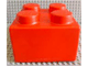 Brick Soft 2 x 2 in Red