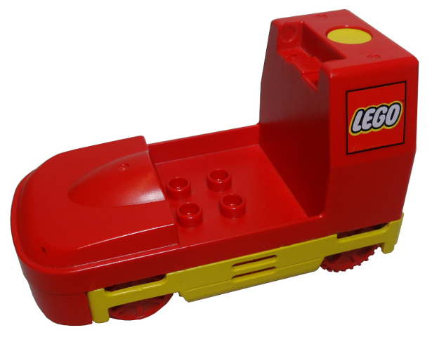 Duplo Train Locomotive Base in Red
