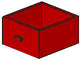 Homemaker Drawer 4 x 4 x 2 in Red