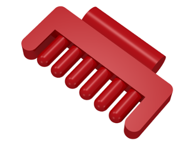 Belville, Animal / Creature Accessory, Horse Comb in Red