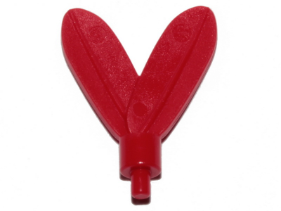Headwear Accessory Plume / Feathers with Pin in Red