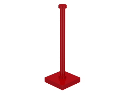Tile Special 2 x 2 with Bar and Stud in Red