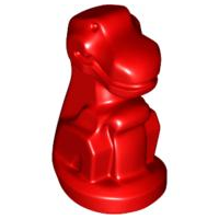 Animal, Dinosaur, Tyrannosaurus Rex Baby in Red